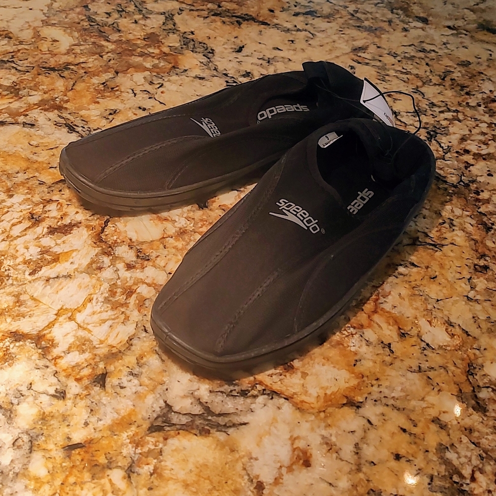 Speedo Men's Black Water Shoes. Size 9 NWT - Picture 4 of 11
